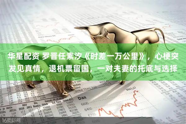 华星配资 罗晋任素汐《时差一万公里》，心梗突发见真情，退机票留国，一对夫妻的托底与选择